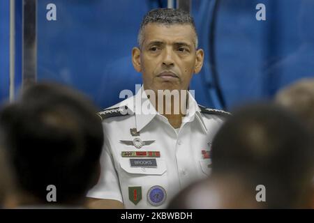 27 luglio 2016-Paju, Corea del Sud-GEN Vincent K. Brooks, comandante, Combined Forces Command, United Nations Command e U.S. Forces Korea partecipano alla commemorazione del 63rd° anniversario dell'accordo di armistizio di guerra coreano a Punmunjom, nel sud della DMZ, Corea del Sud. (Foto di Seung-il Ryu/NurPhoto) Foto Stock