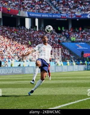 Ruben Loftus-guancia d'Inghilterra durante la partita di Coppa del mondo FIFA Inghilterra contro Panama al Nizhny Novgorod Stadium, Nizhny Novgorod, Russia il 24 giugno 2018. (Foto di Ulrik Pedersen/NurPhoto) Foto Stock