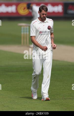 Tom Bailey del Lancashire durante la partita del Bob Willis Trophy tra il Durham County Cricket Club e il Lancashire a Emirates Riverside, Chester le Street, Inghilterra, il 10 agosto 2020. (Foto di Mark Fletcher/MI News/NurPhoto) Foto Stock