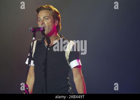 Il musicista CCM Michael W. Smith suona sul palco presso la USFK Garryson Hall di Seoul, Corea del Sud, il 3 luglio 2005. (Foto di Seung-il Ryu/NurPhoto) Foto Stock