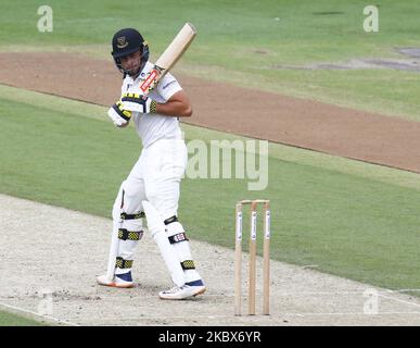 HOVE, Regno Unito, 15 AGOSTO: Tom Haines di Sussex in azione durante il giorno uno del Bob Willis Trophy Southern Group tra Sussex CCC e Essex CCC a 1st Central County Ground, Brighton e Hove, Inghilterra il 15th agosto, 2020 (Foto di Action Foto Sport/NurPhoto) Foto Stock