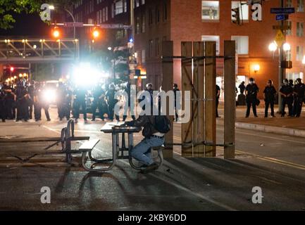 Continuano le proteste a Rochester, NY, per la morte di Daniel Prude, con migliaia di persone per strada e più violenza della polizia, 5th settembre 2020. (Foto di Zach D Roberts/NurPhoto) Foto Stock