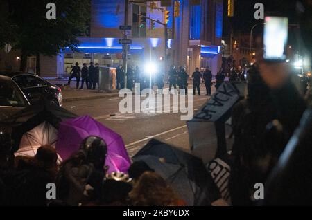 Continuano le proteste a Rochester, NY, per la morte di Daniel Prude, con migliaia di persone per strada e più violenza della polizia, 5th settembre 2020. (Foto di Zach D Roberts/NurPhoto) Foto Stock