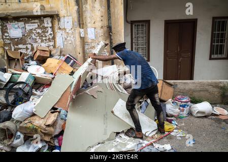 Scenes Daily Life in Beirut dopo la massiccia e letale esplosione portuale, il 8 settembre 2020, a Beirut, Libano. (Foto di Vassilis A. Poularikas/NurPhoto) Foto Stock