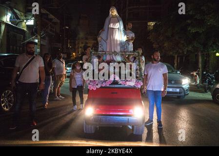 Scenes Daily Life in Beirut dopo la massiccia e letale esplosione portuale, il 8 settembre 2020, a Beirut, Libano. (Foto di Vassilis A. Poularikas/NurPhoto) Foto Stock