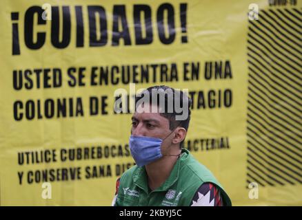 Fino ad oggi, i dati confermati dal Ministero della Salute, registrare 647 mila 507 casi confermati di COVID-19 in Messico, 69 mila 095 morti e 454 mila 982 recuperi. (Foto di Gerardo Vieyra/NurPhoto) Foto Stock