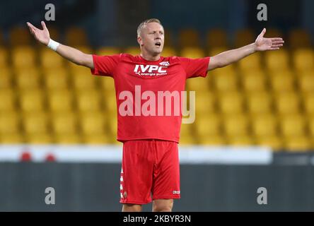 Kamil Glik di SC Benevento durante la partita di calcio amichevole SC Benevento contro SC Reggina allo Stadio Vigorito di Benevento il 12 settembre 2020 (Foto di Matteo Ciambelli/NurPhoto) Foto Stock