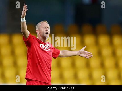 Kamil Glik di SC Benevento durante la partita di calcio amichevole SC Benevento contro SC Reggina allo Stadio Vigorito di Benevento il 12 settembre 2020 (Foto di Matteo Ciambelli/NurPhoto) Foto Stock