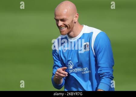 Barrow's Jason Taylor durante la partita della Sky Bet League 2 tra Barrow e Stevenage a Holker Street, Barrow-in-Furness, Inghilterra il 12th settembre 2020. (Foto di Mark Fletcher/MI News/NurPhoto) Foto Stock