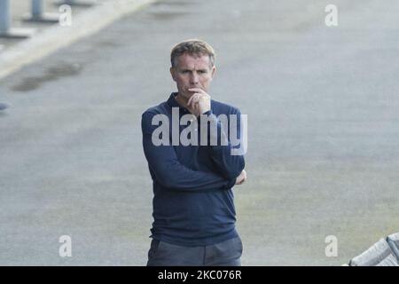 Sunderland Manager Phil Parkinson durante la partita della Sky Bet League 1 tra Oxford United e Sunderland al Kassam Stadium di Oxford, Inghilterra, il 19 settembre 2020. (Foto di Leila Coker/MI News/NurPhoto) Foto Stock