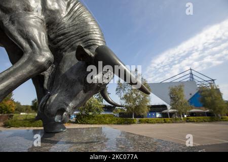 Vista generale dello stadio di Kassam prima della partita della Sky Bet League 1 tra Oxford United e Sunderland al Kassam Stadium di Oxford, Inghilterra, il 19 settembre 2020. (Foto di Leila Coker/MI News/NurPhoto) Foto Stock