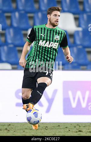 Georgios Kyriakopoulos di Sassuolodurante la Serie Un incontro tra Sassuolo e Cagliari allo Stadio Mapei di Reggio Emilia, Italia il 20 settembre 2020. (Foto di Giuseppe Maffia/NurPhoto) Foto Stock