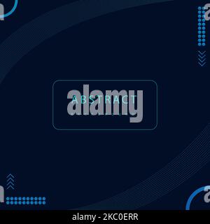 Un moderno sfondo astratto blu scuro Illustrazione Vettoriale