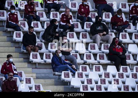 Una visione generale dello Stadio Olimpico Grande Torino con posti a sedere vuoti durante la Serie A partita di calcio n.2 TORINO - ATALANTA il 26 settembre 2020 allo Stadio Olimpico Grande Torino di Torino, Piemonte, Italia. Risultato finale: Torino-Atalanta 2-4. (Foto di Matteo Bottanelli/NurPhoto) Foto Stock