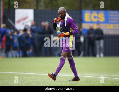 Antony Page of hashtag United durante la fa Cup Qualifiche - secondo turno tra hashtag United e Braintree Town al Len Salmon Stadium, Bowers e Pitsea FC, Pitsea, Regno Unito il 03rd ottobre 2020 (Photo by Action Foto Sport/NurPhoto) Foto Stock