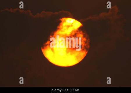 Una vista all'alba a Ajmer, Rajasthan, India il 15 ottobre 2020. (Foto di Himanshu Sharma/NurPhoto) Foto Stock