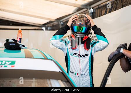 Il paddock dell'Aci Racing Weekend all'Autodromo Nazionale il 07 novembre 2020 a Monza. (Foto di Alessandro Bremec/NurPhoto) Foto Stock