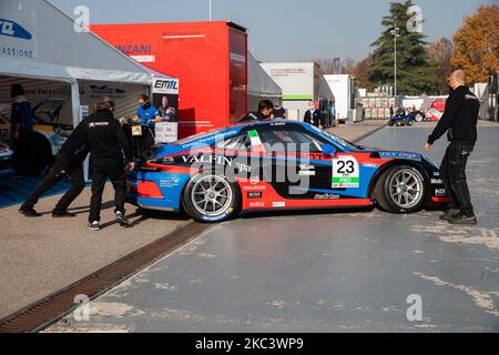 Il paddock dell'Aci Racing Weekend all'Autodromo Nazionale il 07 novembre 2020 a Monza. (Foto di Alessandro Bremec/NurPhoto) Foto Stock