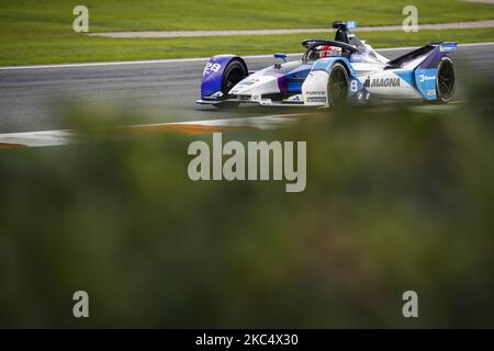 28 GUNTHER Maximilian (GER), BMW i Andretti Motorsport, BMW IFE.21, azione durante il Campionato ABB Formula e test ufficiali pre-stagione sul circuito Ricardo Tormo di Valencia il 28 novembre 29 e il 1 dicembre in Spagna. (Foto di Xavier Bonilla/NurPhoto) Foto Stock