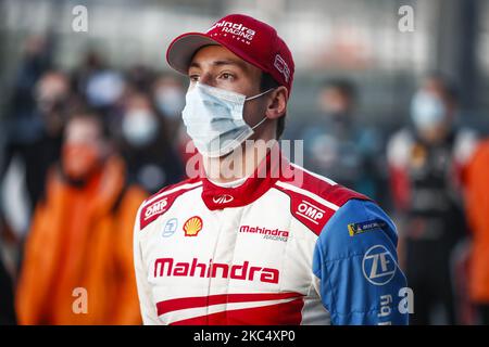 LYNN Alexandre (GBR), Mahindra Racing, Mahinda M7Electro, ritratto durante il Campionato ABB Formula e test ufficiali pre-stagione sul circuito Ricardo Tormo di Valencia il 28 novembre 29 e il 1 dicembre in Spagna. (Foto di Xavier Bonilla/NurPhoto) Foto Stock