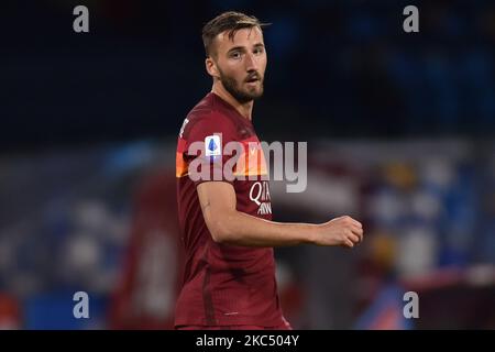 Bryan Cristante di AS Roma durante la Serie A match tra SSC Napoli e AC Milan allo Stadio San Paolo Napoli Italia il 29 novembre 2020. (Foto di Franco Romano/NurPhoto) Foto Stock