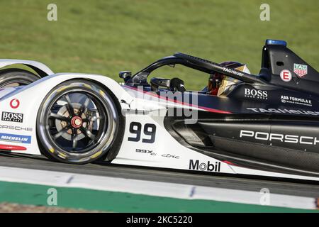 99 WEHRLEIN Pascal (GER), TAG Heuer Porsche Formula e Team, Porsche 99X Electric, azione durante il Campionato ABB Formula e prove ufficiali pre-stagione sul circuito Ricardo Tormo di Valencia il 28 novembre 29 e il 1 dicembre in Spagna. (Foto di Xavier Bonilla/NurPhoto) Foto Stock