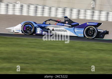 28 GUNTHER Maximilian (GER), BMW i Andretti Motorsport, BMW IFE.21, azione durante il Campionato ABB Formula e test ufficiali pre-stagione sul circuito Ricardo Tormo di Valencia il 28 novembre 29 e il 1 dicembre in Spagna. (Foto di Xavier Bonilla/NurPhoto) Foto Stock