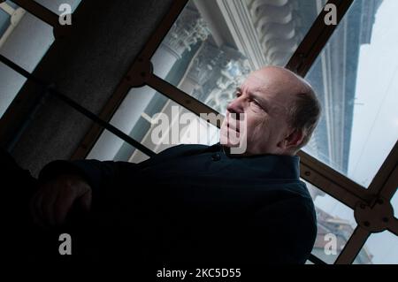 Torino, Italia. Febbraio 9, 2010. Giurista, professore universitario ed ex giudice della Corte costituzionale italiana Gustavo Zagrebelsky Foto Stock