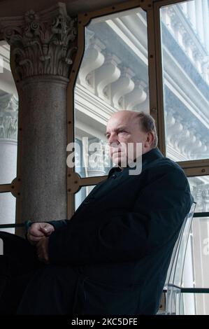 Torino, Italia. Febbraio 9, 2010. Giurista, professore universitario ed ex giudice della Corte costituzionale italiana Gustavo Zagrebelsky Foto Stock