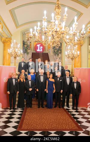 Barcellona, Spagna. 04th Nov 2022. Re Felipe e la Regina Letizia celebrano i 175 anni del Circolo Liceo di Barcellona, 4 novembre 2022 Credit: CORDON PRESS/Alamy Live News Foto Stock