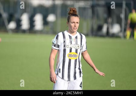 Aurora Galli di Juventus durante la Serie delle Donne Una partita tra Juventus e COME Roma al Juventus Center il 12 dicembre 2020 a Vinovo, Italia. (Foto di Alberto Gandolfo/NurPhoto) Foto Stock