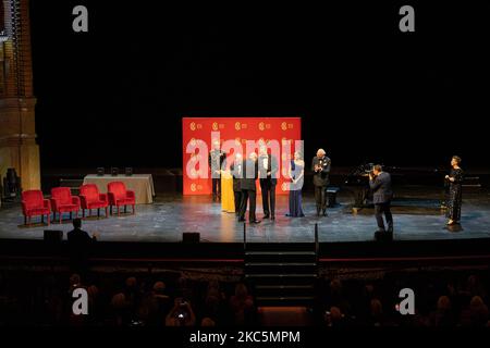 Barcellona, Spagna. 04th Nov 2022. Re Felipe e la Regina Letizia celebrano i 175 anni del Circolo Liceo di Barcellona, 4 novembre 2022 Credit: CORDON PRESS/Alamy Live News Foto Stock