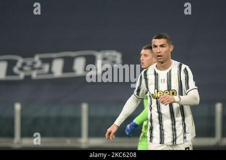 Cristiano Ronaldo della Juventus FC delusione durante la Serie A match tra Juventus e Atalanta BC allo Stadio Allianz il 16 dicembre 2020 a Torino. (Foto di Alberto Gandolfo/NurPhoto) Foto Stock