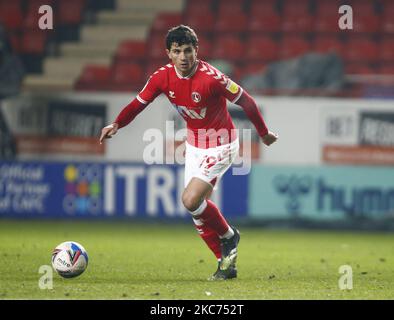 Albie Morgan di Charlton Athletic durante la Sky Bet League One tra Charlton Athletic e Accrington Stanley at the Valley, Woolwich il 08th gennaio 2021 (Photo by Action Foto Sport/NurPhoto) Foto Stock