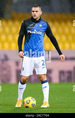 Rafael Toloi di Atalanta BC durante la Serie Un incontro tra Benevento Calcio e Atalanta BC allo Stadio Ciro Vigorito, Benevento, Italia il 9 gennaio 2021. (Foto di Giuseppe Maffia/NurPhoto) Foto Stock