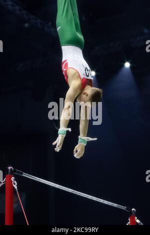 Liverpool, Regno Unito. 04th Nov 2022. Liverpool, Inghilterra, novembre 4th 2022 compete durante la finale maschile al FIG World Gymnastics Championships alla M&S Bank Arena di Liverpool, Inghilterra Dan o' Connor (Dan o' Connor/SPP) Credit: SPP Sport Press Photo. /Alamy Live News Foto Stock