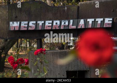 Danzica, Polonia. 4th novembre 2022. I funerali di stato dei nove soldati e del loro comandante, il maggiore Henryk Sucharski, difensori occidentali della seconda guerra mondiale che pensarono contro l'invasione tedesca nazista della Polonia nel settembre 1939. Resti di nove soldati sono stati scoperti dagli archeologi in 2019© Wojciech Strozyk / Alamy Live News Foto Stock