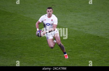 Jonny May of England durante Guinness 6 Nazioni tra Inghilterra e Francia al Twickenham Stadium , Londra, Regno Unito il 13th marzo 2021 (Photo by Action Foto Sport/NurPhoto) Foto Stock
