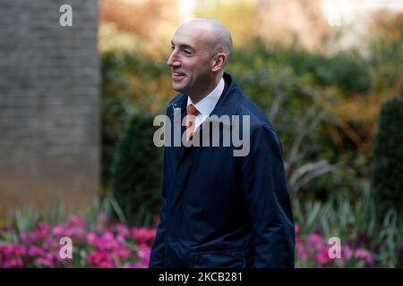 DaN Rosenfield, Capo di Stato maggiore del primo ministro britannico Boris Johnson, salì su Downing Street a Londra, Inghilterra, il 17 marzo 2021. (Foto di David Cliff/NurPhoto) Foto Stock