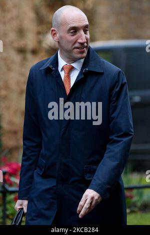 DaN Rosenfield, Capo di Stato maggiore del primo ministro britannico Boris Johnson, salì su Downing Street a Londra, Inghilterra, il 17 marzo 2021. (Foto di David Cliff/NurPhoto) Foto Stock