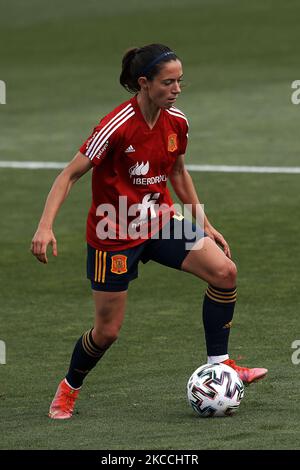 Aitana Bonmati (FC Barcelona) di Spagna durante la partita femminile internazionale amichevole tra Spagna e Olanda il 09 aprile 2021 a Marbella, Spagna. Gli stadi sportivi in Spagna restano soggetti a rigorose restrizioni a causa del Coronavirus Pandemic, in quanto le leggi di allontanamento sociale del governo vietano ai fan all'interno dei locali, con conseguente gioco a porte chiuse. (Foto di Jose Breton/Pics Action/NurPhoto) Foto Stock