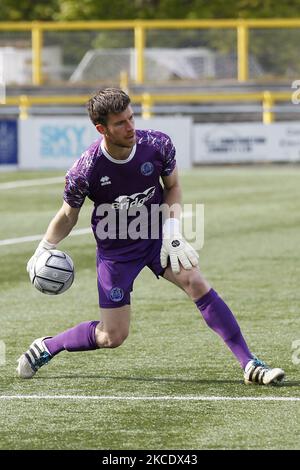 Mitch Walker di Aldershot Town durante la National League tra Sutton United e Aldershot Town a Gander Green Lane, Sutton, Inghilterra il 01st maggio 2021. (Foto di Action Foto Sport/NurPhoto) Foto Stock