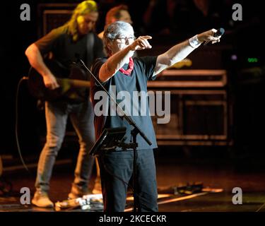 St. Augustine, USA. 04 NOV 2022. Randy Owen dell'Alabama suona davanti ad un pubblico dal vivo durante il loro 50th Anniversary Tour. Credit: Bill Ragan/Alamy Live News Foto Stock