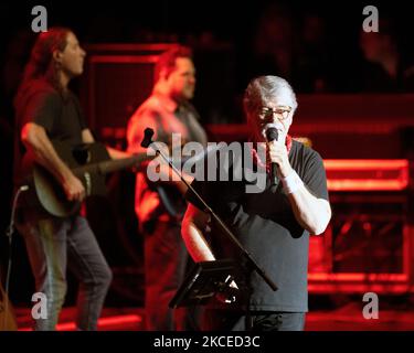 St. Augustine, USA. 04 NOV 2022. Randy Owen dell'Alabama suona davanti ad un pubblico dal vivo durante il loro 50th Anniversary Tour. Credit: Bill Ragan/Alamy Live News Foto Stock