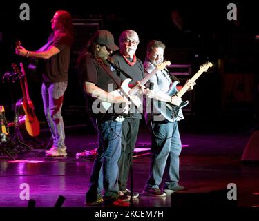 St. Augustine, USA. 04 NOV 2022. Randy Owen dell'Alabama suona davanti ad un pubblico dal vivo durante il loro 50th Anniversary Tour. Credit: Bill Ragan/Alamy Live News Foto Stock