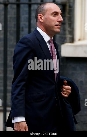 DaN Rosenfield, Capo di Stato maggiore del primo ministro britannico Boris Johnson, cammina lungo Downing Street a Londra, Inghilterra, il 19 maggio 2021. (Foto di David Cliff/NurPhoto) Foto Stock