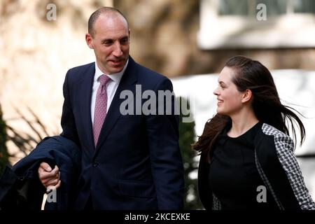 DaN Rosenfield, Capo di Stato maggiore del primo ministro britannico Boris Johnson, salì su Downing Street a Londra, Inghilterra, il 19 maggio 2021. (Foto di David Cliff/NurPhoto) Foto Stock