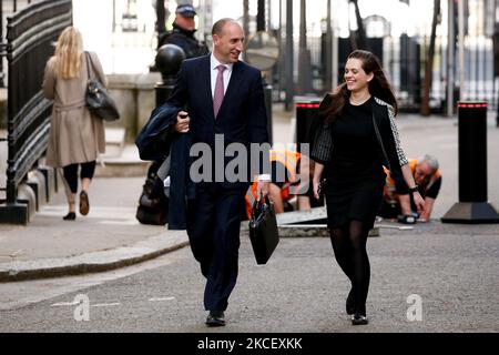 DaN Rosenfield, Capo di Stato maggiore del primo ministro britannico Boris Johnson, salì su Downing Street a Londra, Inghilterra, il 19 maggio 2021. (Foto di David Cliff/NurPhoto) Foto Stock