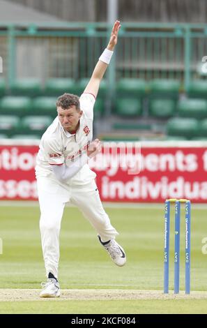 Peter Siddle dell'Essex durante il LV Insurance County Championship Group 1° giorno uno dei quattro tra l'Essex CCC e il Warwickshire CCC presso il Cloudfm County Ground il 20th maggio 2021 a Chelmsford, Inghilterra (Photo by Action Foto Sport/NurPhoto) Foto Stock