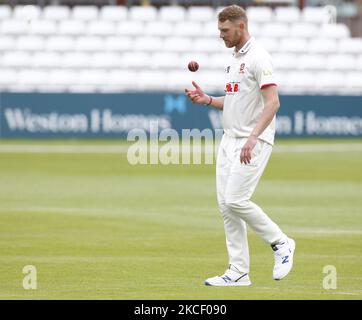 Jamie Porter di Essex durante il LV Insurance County Championship Group 1° giorno uno dei quattro tra Essex CCC e Warwickshire CCC presso il Cloudfm County Ground il 20th maggio 2021 a Chelmsford, Inghilterra (Photo by Action Foto Sport/NurPhoto) Foto Stock